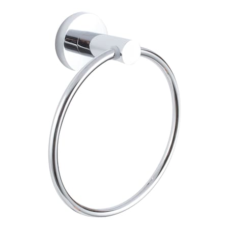 Sure-Loc Hardware Sure-Loc Hardware Lugano Towel Ring, Polished Chrome LG-TR1 26